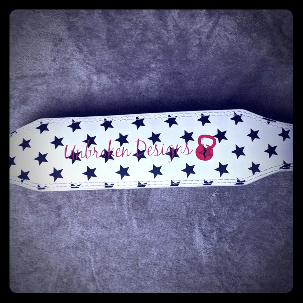 Unbroken designs weight belt